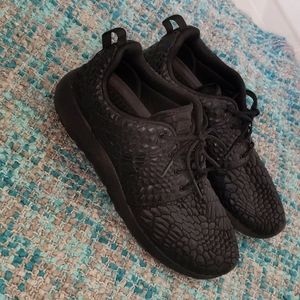 Black Alligator Nike Shoes